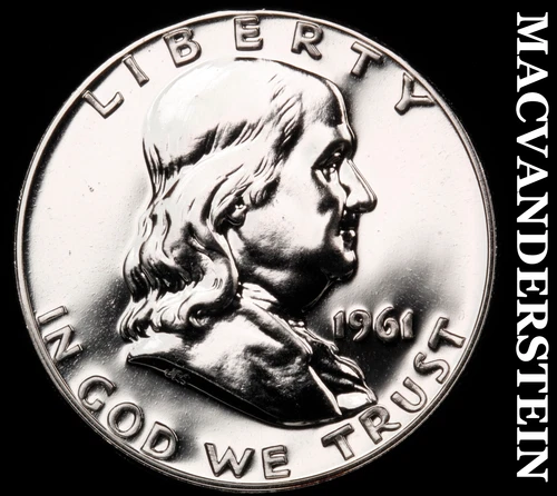 1961 Franklin Half Dollar- Silver Choice Gem Proof Luster No Reserve #i528