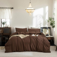 Fossa Duvet Cover Set 100 Washed Cotton Linen Feel Super Soft Breathable Cozy 3