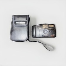 Olympus Trip XB3 35mm Point  Shoot Camera Black Built-in Flash with Case