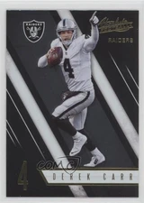 2016 Panini Absolute Derek Carr #30 0g4