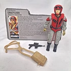 GI Joe Crazylegs 1987 Near Complete w/ File Card Action Figure ARAH Vintage 3.75