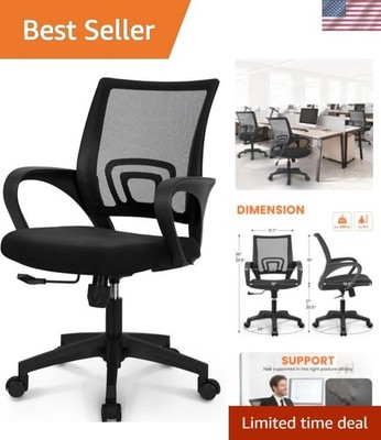 Comfort-Driven Gaming & Office Chair - Adjustable Height and Smooth Roll Wheels