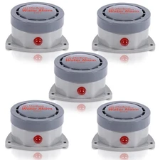 Water Leak Detector 5 Pack, Water Alarm 110DB, Wireless, Waterproof & Battery...