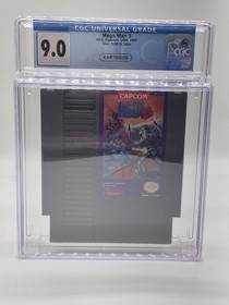 Mega Man 3 Nintendo NES CGC 9.0 Graded Cart Capcom Not WATA, PSA, VGA