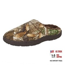  Men's Memory Foam Moccasin House Slipper Indoor/Outdoors XX-Large Camo