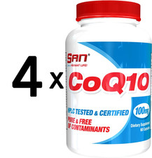 4 x SAN CoQ10, 100mg - 60 caps (249,79 EUR/kg)