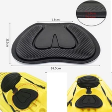Oxford Fabric Seat Cushion Pad Black Portable Backrest For Kayak/Paddle Board