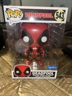 Funko Pop Vinyl Jumbo 10 in: Marvel - Deadpool Red 10 inch-Walmart Exclusive#543