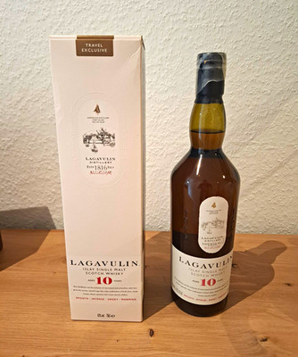 Lagavulin Islay Single Malt Scotch Whisky 10 Jahre Travel Exclusive 700ml 43%