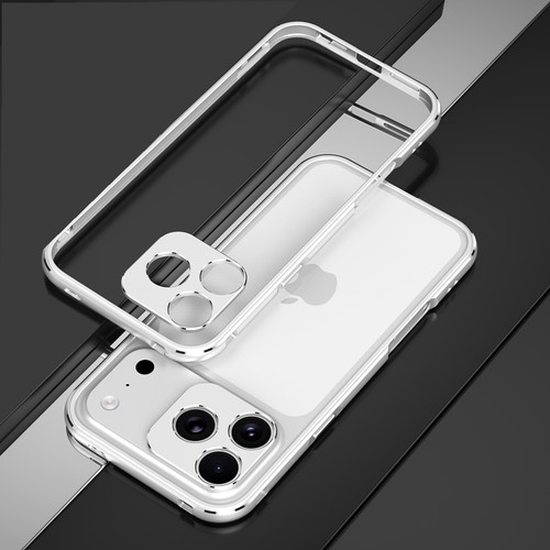 For iPhone 17 Pro Max/17 Pro Dual Color Metal Bumper Case with Camera Protector - Picture 15 of 27