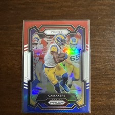 2023 Panini Prizm - Cam Akers #164 Red White & Blue Prizm