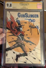 Gunslinger Spawn #36 CGC 9.8 SS Glapion Cover B Signed By Todd McFarlane 