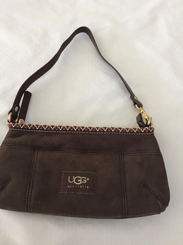 Mini bolsa de hombro Ugg Shearling Australia con cremallera para mujer Foto 4 de 4