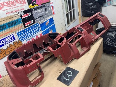 1987 1988 1989 1990 1991 Ford f150 f250 f350 Bronco DASH Frame Shell RED W/PAD