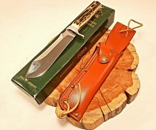 Vtg Puma White Hunter 2 Stag German Made Hunting Knife W/ Leather Sheath NOS