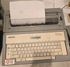 Brother GX-8000 Electronic Typewriter Tested Working w/ Cover Word Spell thumbnail