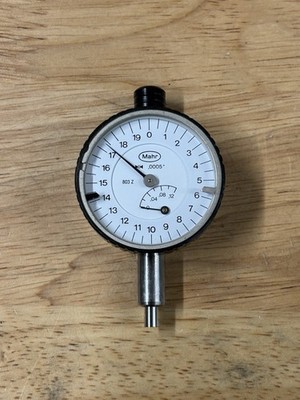 Mahr 803z Marcator 1.5  Dial test Indicator .0005'' inch .120'' range 8mm Germany