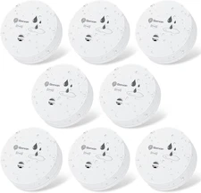 8 Pack Water Leak Detectors, 100Db Water Sensor Alarms Flood Detector for Baseme