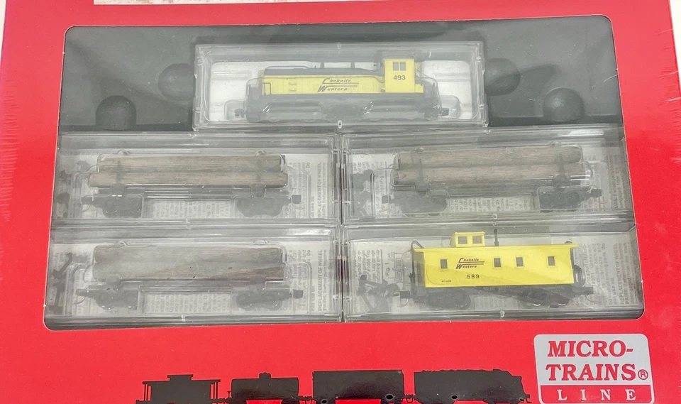Micro Trains N Chehalis Western Log Car Special Ed Train Set MTL-99301010 Sealed - Image 2 of 4