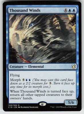 Thousand Winds 100 Rare Commander 2019 Magic: The Gathering Near Mint