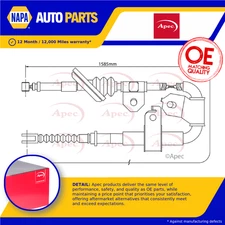 Handbrake Cable Rear Right CAB1431 Apec Hand Brake Parking 4642017090 4642017091