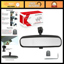 Universal 9.5 Rear View Mirror - Adjustable Wide Angle Easy Install Compatib Universal 9.5 Rear View Mirror - Adjustable Wide Angle Easy Install Compatib