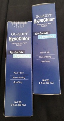 2 PK OCuSOFT Hypochlor Hypochlorous Acid Solution Spray 0.02% 59ML EXP 6-10/2027