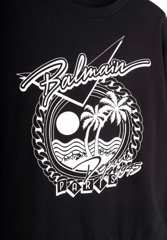 Original Balmain Paris Crew Neck Men Jumper Size M/L B201 - Image 3 of 4