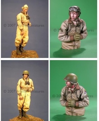 Alpine Miniatures 35035  1/35   US Winter Tank Crew Set (2 figures)