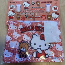 Hello Kitty 2Way Pocket Pouch w/ Clip  Skater  Tiny Chum  Red/White