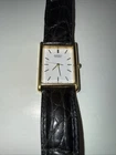 SEIKO TANK QUARTZ 7N01-5B40 RO  PRE-OWNED WORKING  MENS