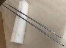 1955 1956 1957 TRI-FIVE?-SET-"OEM"  Stainless Interior Trim Moldings?? (2) Chevy