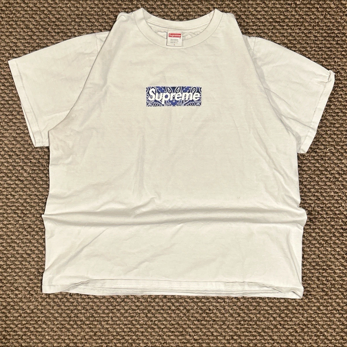 Supreme Size L White Shirts for Men for sale | eBay