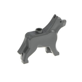 1x Lego Animal Dog New - Dark Grey Wolf Police Harry Potter 4756 4225281 48812