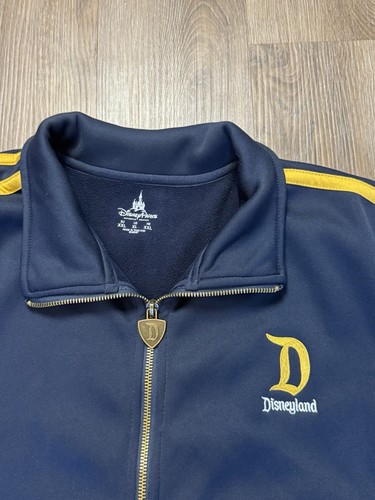 Disney Parks Disneyland Jacket Full Zip Embroidered Jacket Navy Blue Size XL - Picture 2 of 4