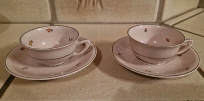 2 Stück Thun Tasse mit Unterteller 