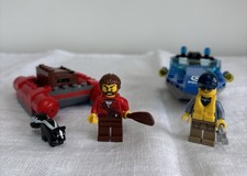 LEGO City 60176 Wild River Escape with Minifigures And Instructions. No Box.