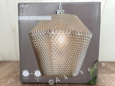 Next Champagne Gold Mia Easy Fit Lamp Shade.