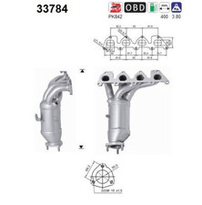 Katalysator vorne für SEAT SKODA VW ALTEA XL CORDOBA IBIZA III IV SC ST LEON