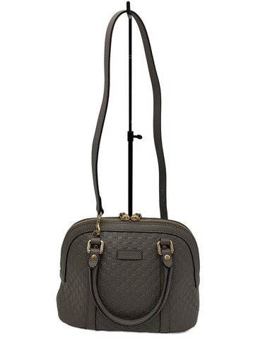 GUCCI Handbag Micro Gucci Shima GRY Allover 449654