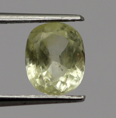 2.06 Ct Natürlicher Gelber Saphir Oval Cabochon Sauber Kein Heat CERTIFIED Gemm