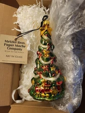 Metzler Bros. Joy to The World O Christmas Tree With Train Ornament