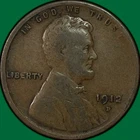 1912-D Lincoln Wheat Cent Very Fine VF Coin #37497