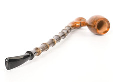 Pipa tabacco Shinanmu Cavalier Churchwarden pipa a mano libera gambo lungo bambù