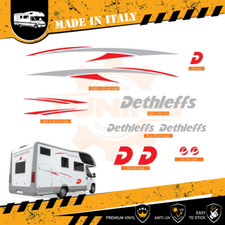 Decalcomania Adesivi Camper Dethleffs - P