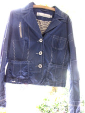 Jacke v easycomfort Gr. 42 jeansblau