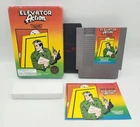 Elevator Action (Nintendo NES) 5 screw CIB Complete In Box *Box Shows Wear*