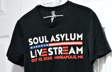 Soul Asylum T-shirt Men's S Unisex Black Livestream 2020 "I Wasn't There" Rare