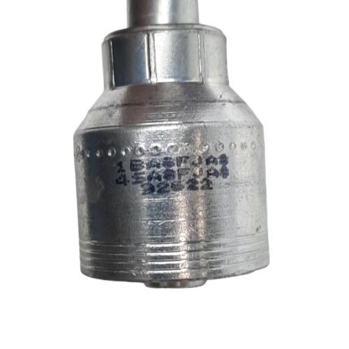Danfoss 4SA8FJA8 Crimp Hose Fitting, 45° Elbow, 37° Swivel, 3/4-16 UNF, 5300PSI - Picture 2 of 6