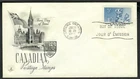 Canada 1956 FDC - 5¢ Ice Hockey Issue,  Artcraft "B" Cachet Unaddressed, Sc #359